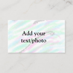 Carte De Visite Paillettes pastel simple coloré ajoutez votre text