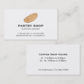 Carte De Visite Pain (Devant / Derrière)