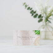 Carte De Visite Pain coupé à bord, Boulangerie (Debout devant)