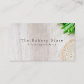 Carte De Visite Pain coupé à bord, Boulangerie (Devant)