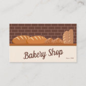 Carte De Visite Pain & Croissant - Boulangerie (Devant)