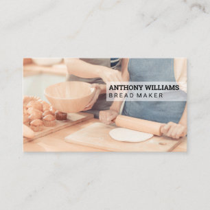 Carte De Visite Pain de roulement Cuisine en cuisine