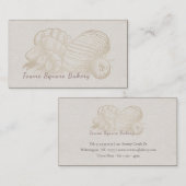 Carte De Visite Pain esquissé (Devant / Derrière)