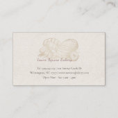 Carte De Visite Pain esquissé (Dos)