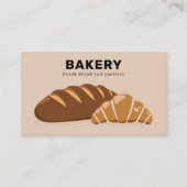 Carte De Visite Pain et Croissant - Boulangerie (Devant)