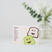 Carte De Visite Pain - potelé (Debout devant)