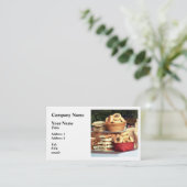 Carte De Visite Pains au marché fermier (Debout devant)