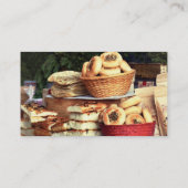 Carte De Visite Pains au marché fermier (Dos)