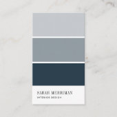 Carte De Visite Paint Chip | Concepteur de couleurs modifiables (Devant)