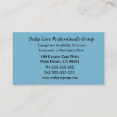 Carte De Visite Paint Me Gracie Grande Professionnelle (Dos)