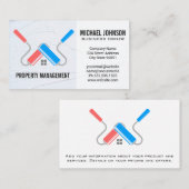 Carte De Visite Paint Rollers | Handyman (Devant / Derrière)