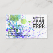 Carte de visite Paint Splatter (Devant)