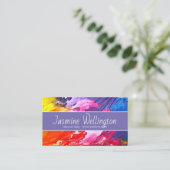 Carte de visite Paint Strokes (Debout devant)