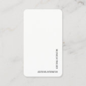 Carte De Visite Paint Swatch | Décorateur de peinture rouge (Dos)