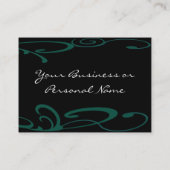 Carte De Visite Paint tourbillonnant détendu - (Dos)