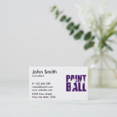 Carte De Visite Paintball (Debout devant)