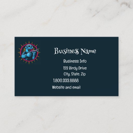 Carte De Visite Paintball Logo Joueur Pop Art Graphisme (Devant)