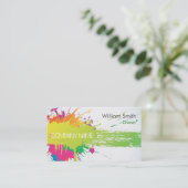 Carte De Visite Painter Business Card (Debout devant)