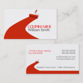 Carte De Visite Painter Business Card (Devant / Derrière)