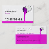 Carte De Visite Painter Business Card (Devant / Derrière)