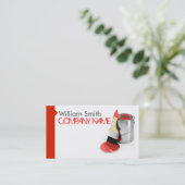 Carte De Visite Painter Business Card (Debout devant)