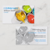 Carte De Visite Painter Business Card (Devant / Derrière)