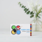 Carte De Visite Painter Business Card (Debout devant)