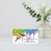 Carte De Visite Painter Business Card (Debout devant)