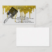 Carte de visite Painter Gold Drip (Devant / Derrière)
