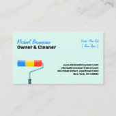 Carte De Visite Painting green Decor Modern Professional (Dos)