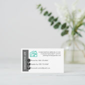 Carte De Visite Painting Icons On Grey Wall Layer (Debout devant)