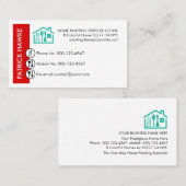 Carte De Visite Painting Icons On Red Wall Layer (Devant / Derrière)