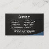 Carte De Visite Painting Painter Metallic (Dos)