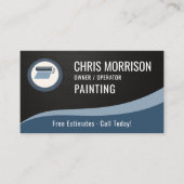 Carte De Visite Painting Painter Metallic (Devant)