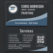 Carte De Visite Painting Painter QR Code
