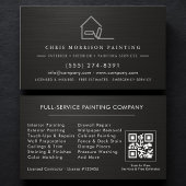 Carte De Visite Painting Service Contractor QR Code