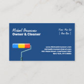 Carte De Visite Painting Service Decor Modern Navy (Dos)