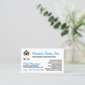 Carte De Visite Painting Service Decor Modern Professional (Debout devant)