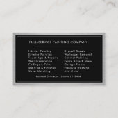Carte De Visite Painting Service House Painter (Dos)