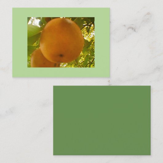 Carte De Visite Paire (Devant / Derrière)