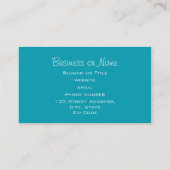 Carte De Visite Paire de lèvres rouges cerises (Dos)