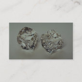 Carte De Visite Paires de glaçons (Dos)