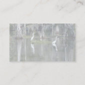 Carte De Visite Paires mignonnes de hérons de la Louisiane dans (Dos)