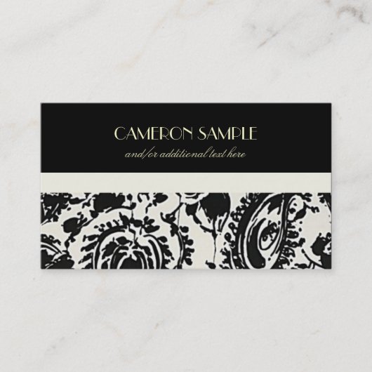 Carte De Visite Paisley (Devant)