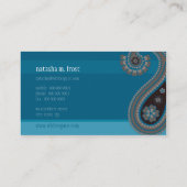 CARTE DE VISITE :: paisley 1 (Dos)