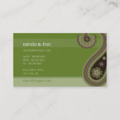 CARTE DE VISITE :: paisley 2 (Dos)