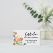 Carte De Visite paisley forks chef de cuisine classe restauration (Debout devant)