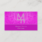 Carte De Visite Paisley Rose (Dos)