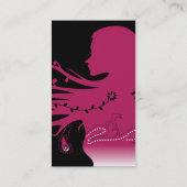 Carte De Visite Paisley rose (Dos)