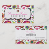 Carte De Visite Paisley stupéfiant (Devant / Derrière)